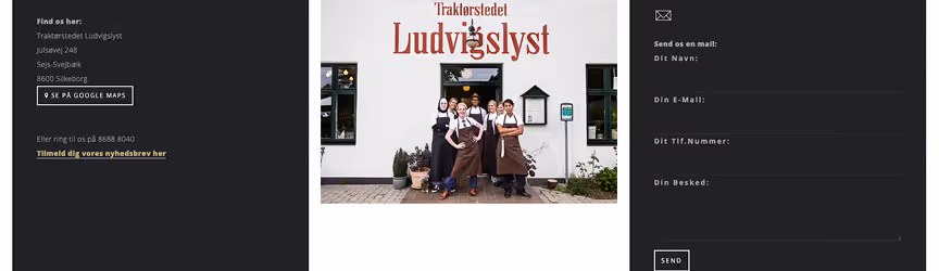 Traktørstedet Ludvigslyst – webdesign af KATAPULT