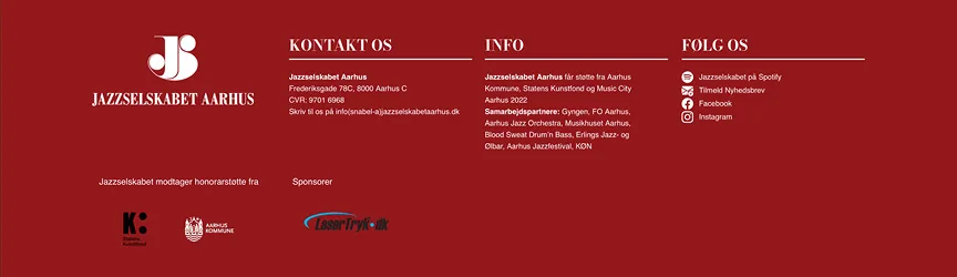 Jazzselskabet Aarhus website – tidssvarende og brugervenligt design af KATAPULT®