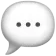 Speech bubble chat icon with three dots inside.