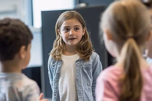 Kind macht Selbstbehauptungstraining