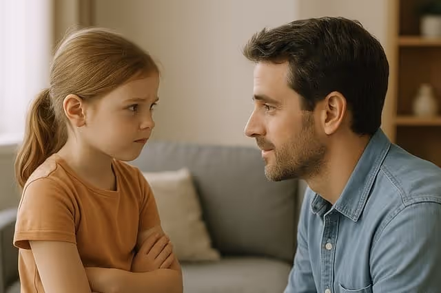 Vater reagiert auf Grenzüberschreitung des Kindes