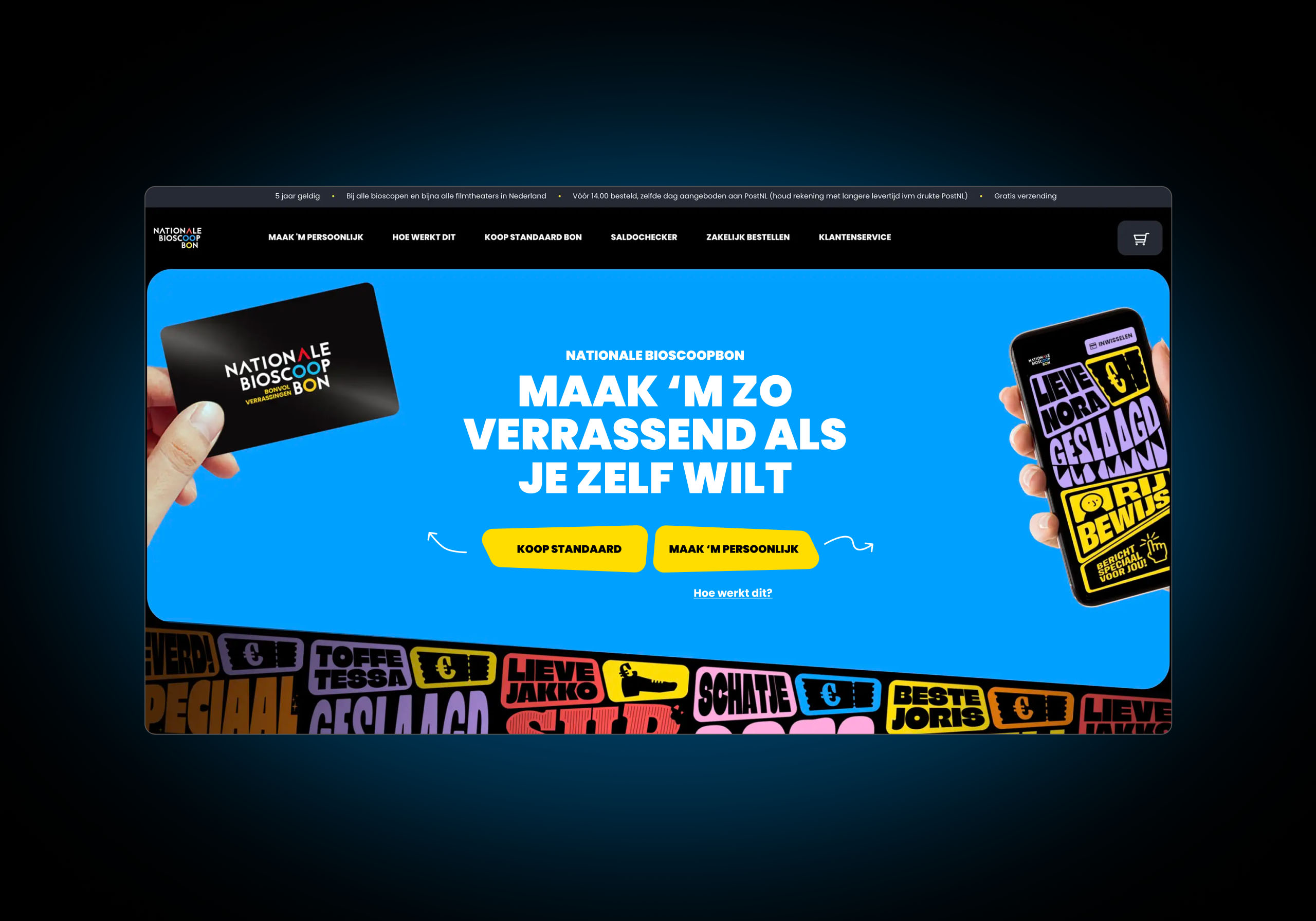 An Industry-first digital giftcard experience, packed with surprises.