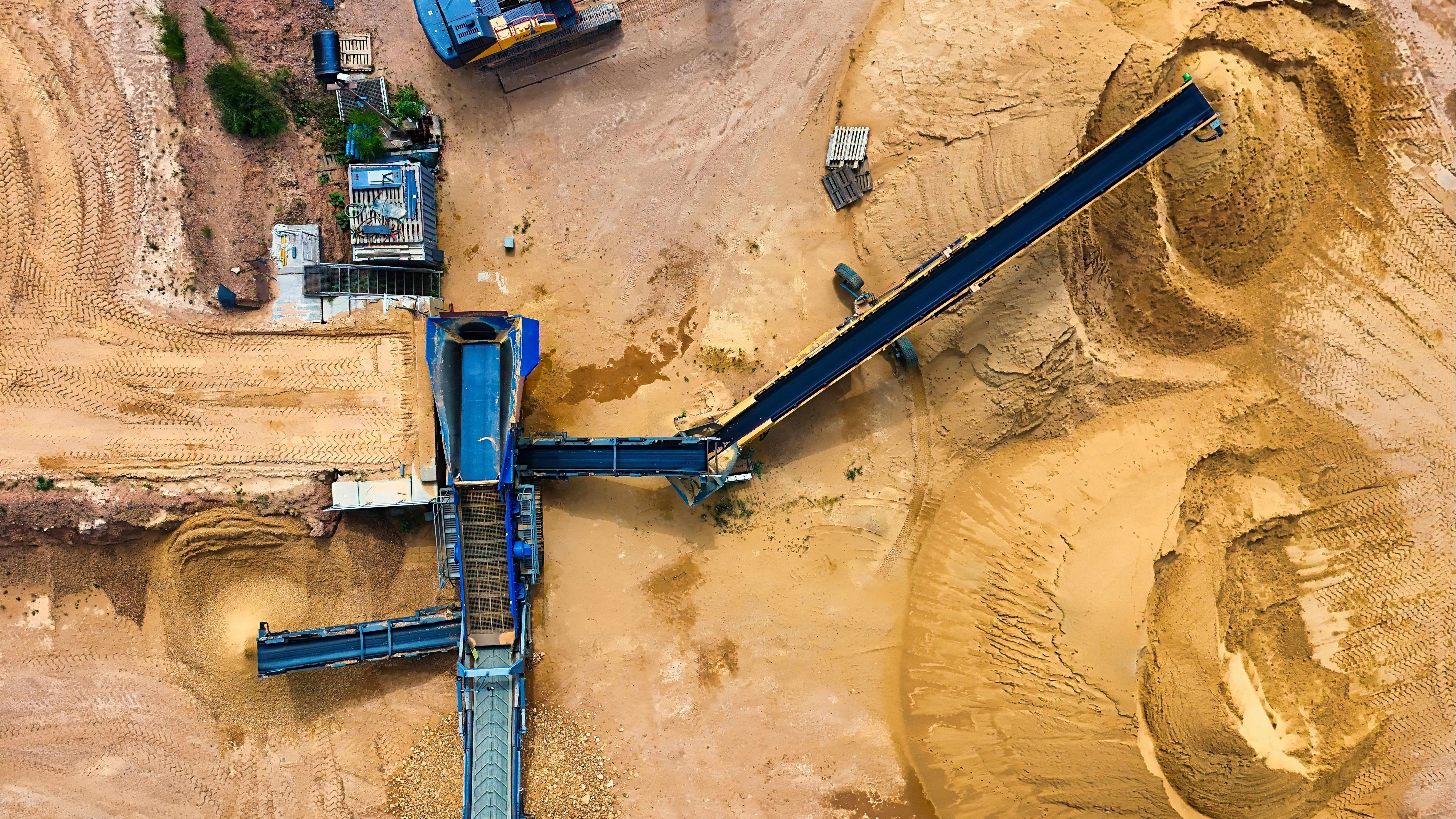 An aerial shot of a mine from Fola Sustainability Website. 