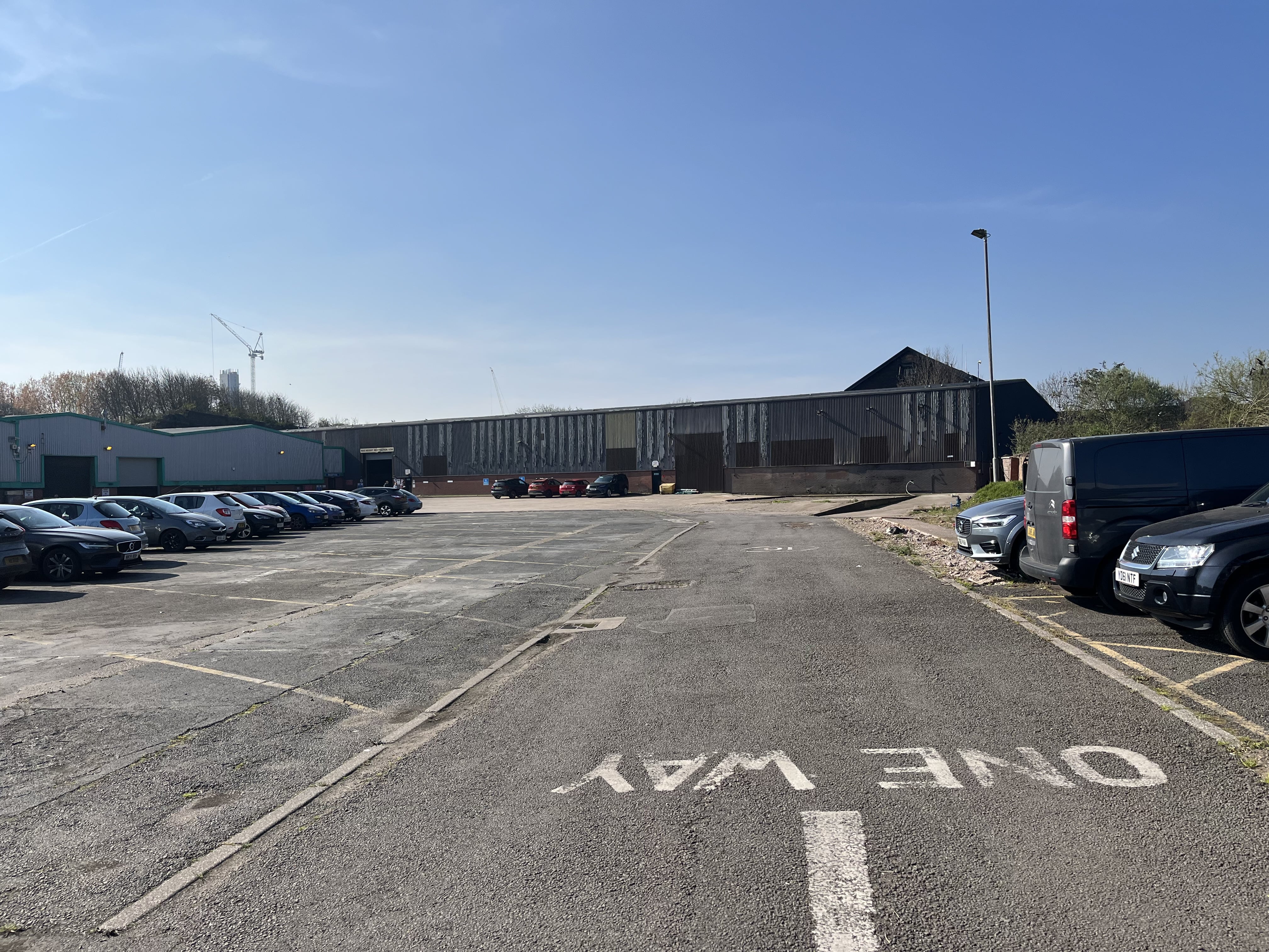 Yard and units of a multi-let industrial estate in Birmingham, assessed during environmental due diligence