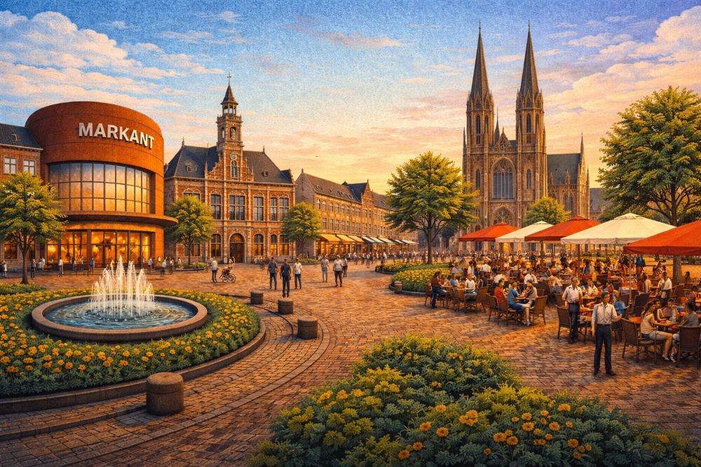 Illustratie van highlights van Uden om een bedrijfsuitje in Uden te organiseren
