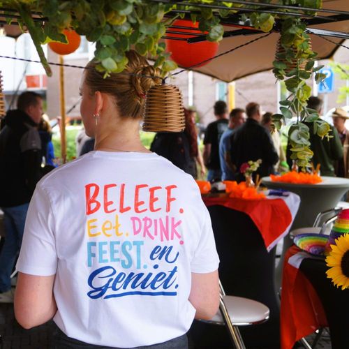 Zomerborrel op locatie bij bedrijf organisatie