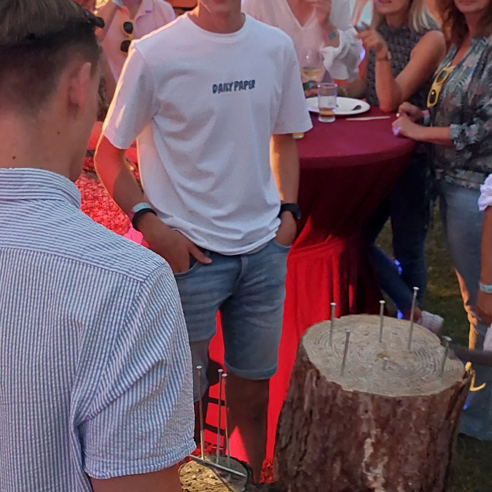 Activiteiten op de zomerborrel bij bedrijf op locatie