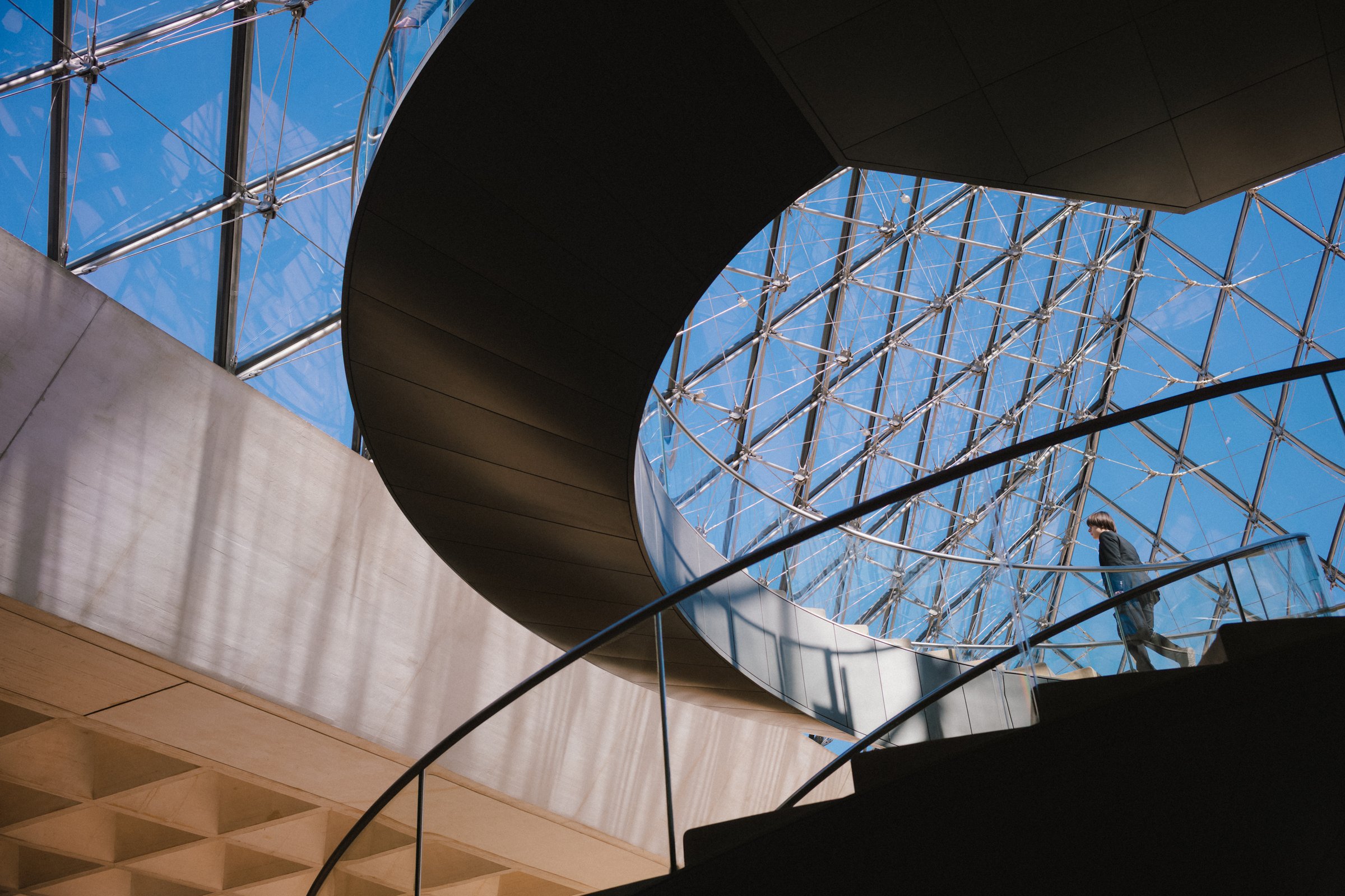 Louvre staircase, Paris