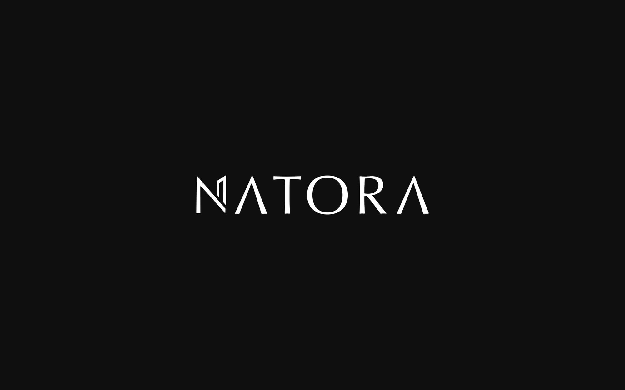 The Natora wordmark