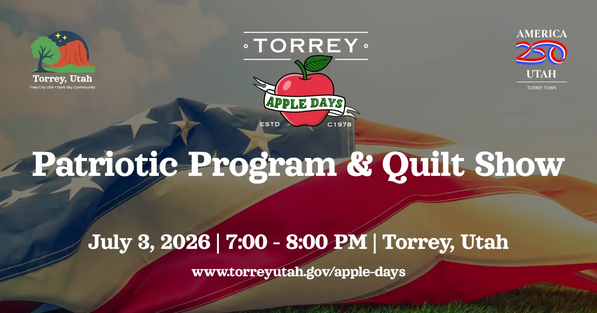 Patriotic Program & Quilt Show at Apple Days