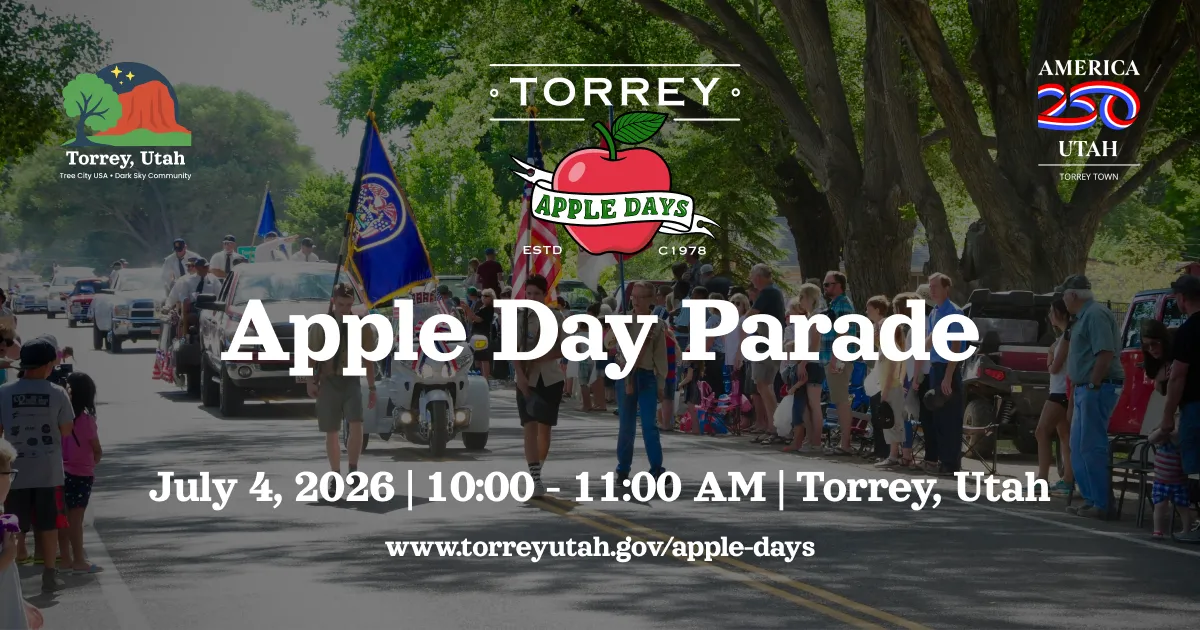 Torrey Apple Days Parade 2026