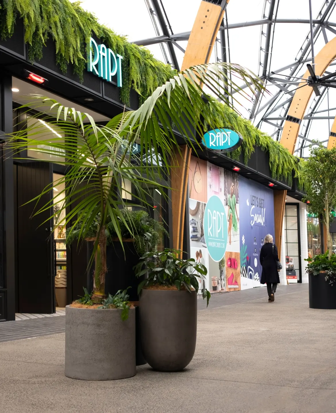 Greenery enhances a strong botanical theme that sets Botany Town Centre apart and helps it achieve its commercial goals.