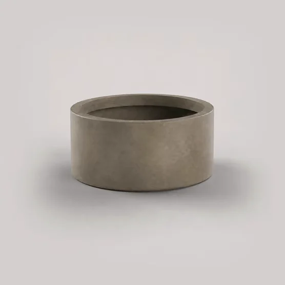 Basin wide, low-profile planter