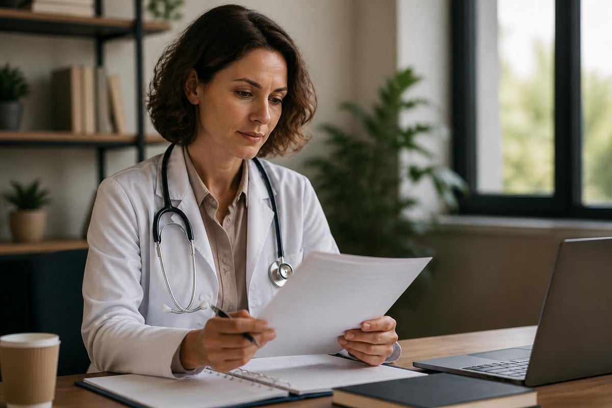 Medical locum agency credentialling workflow