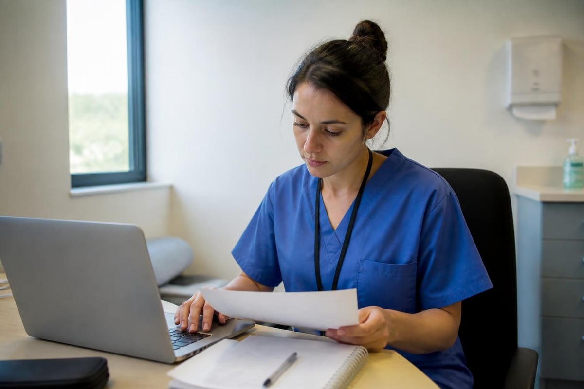 Regional hospital locum logistics