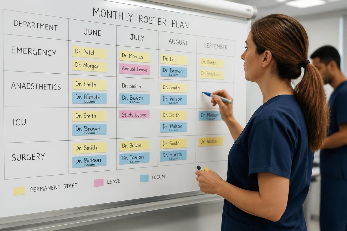 Hospital roster planning