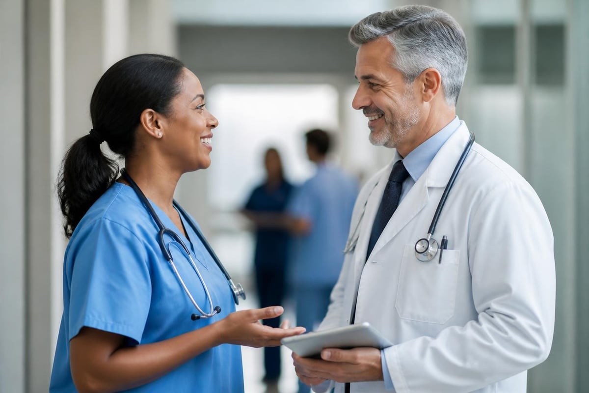 Doctor and hospital partnership in locum work