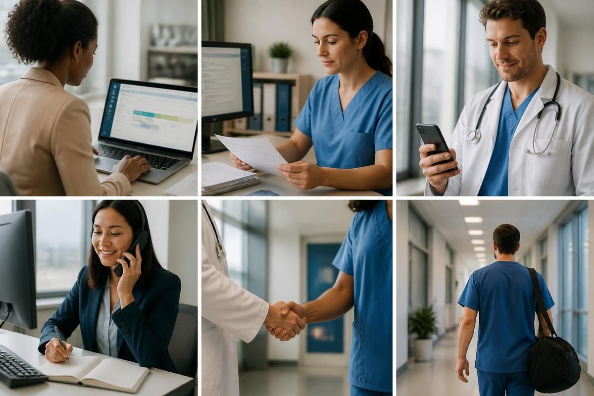 Locum doctor placement workflow