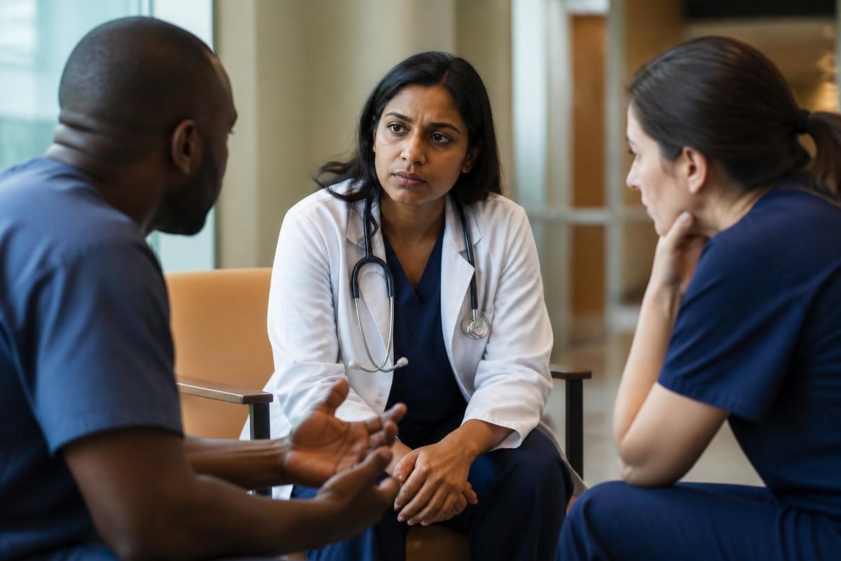 Mental health factors in medical work
