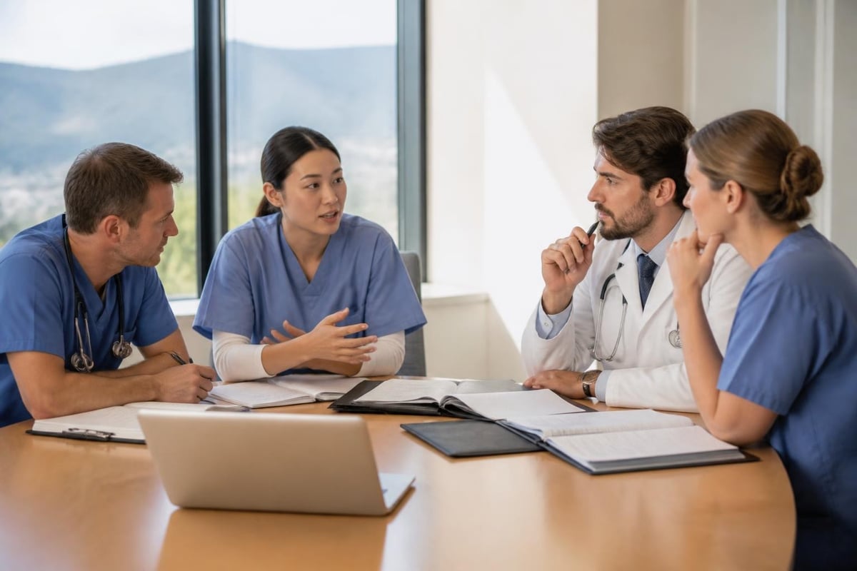 Regional locum placement logistics