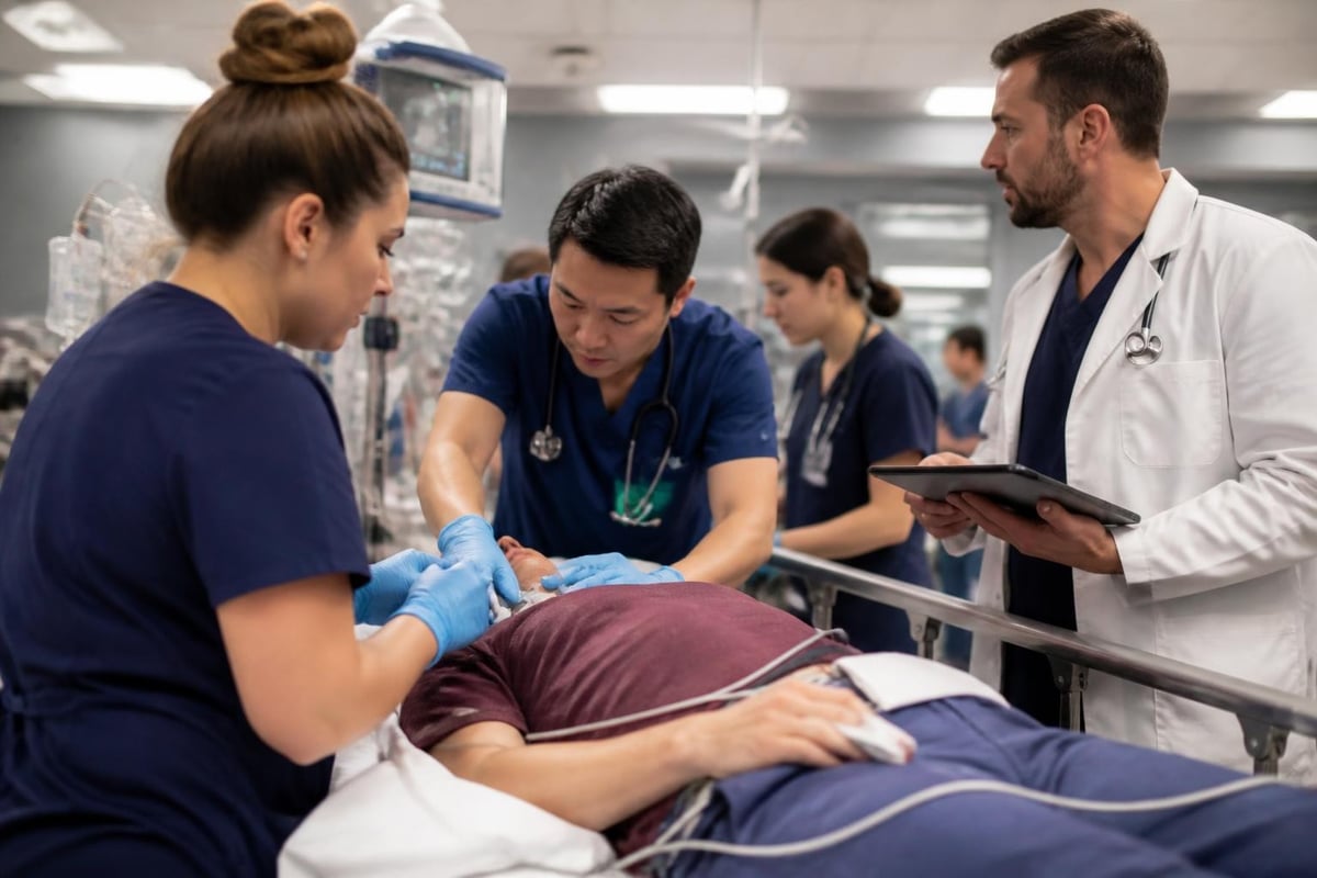 Emergency department specialist workflow