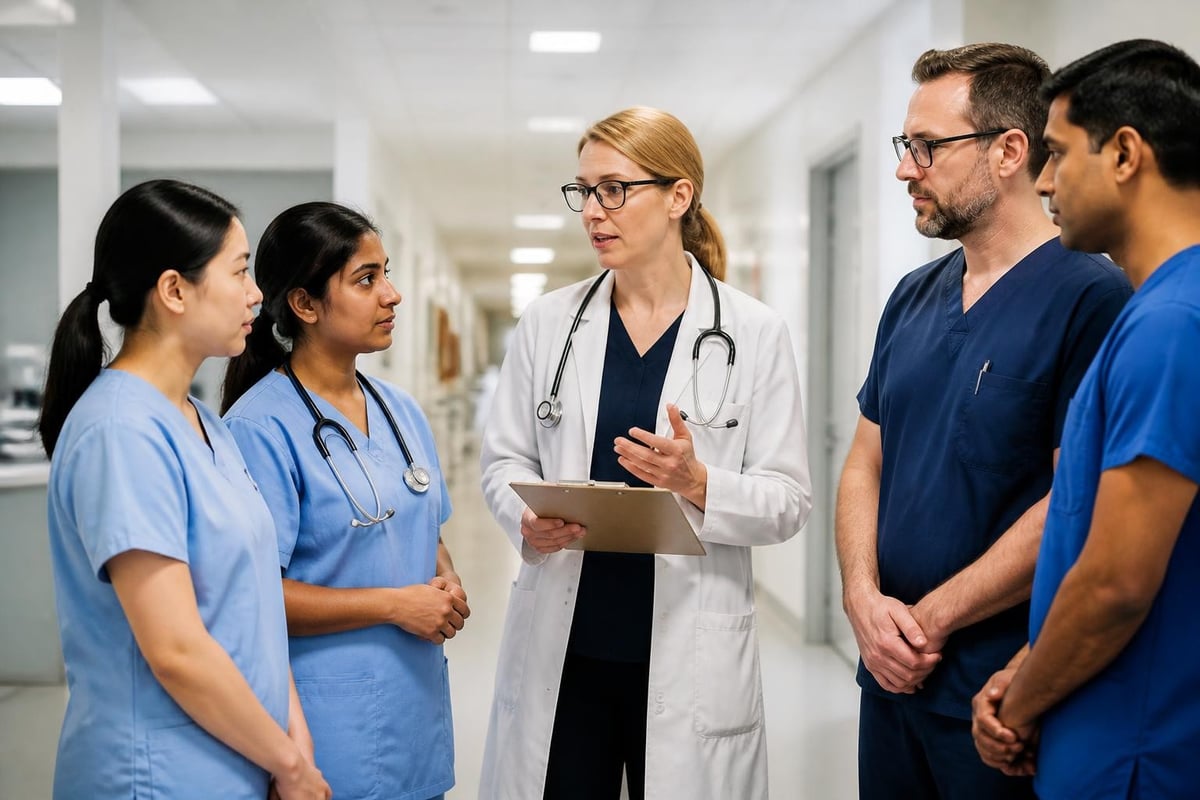 Medical staff categories and employment models