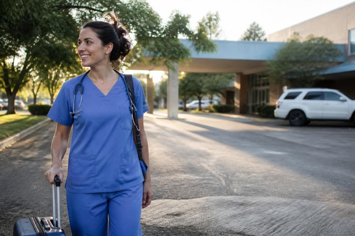 Regional hospital locum placement logistics