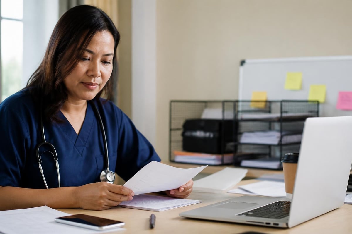Locum payment and tax flow