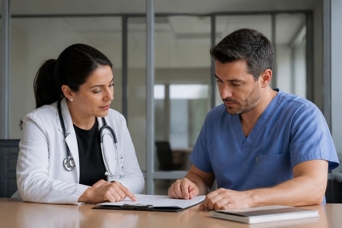 Locum competency verification across facilities
