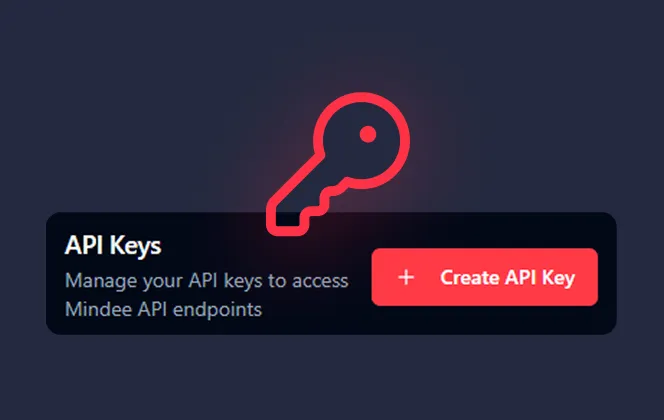 API Mindee key access