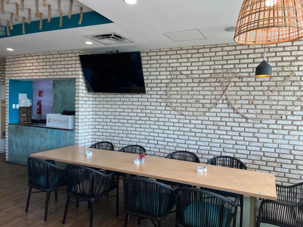 Ambiente decorado con piedra Old Brick de Perdura Stone