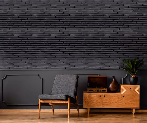 Long Brick Carbono – piedra decorativa de Perdura Stone