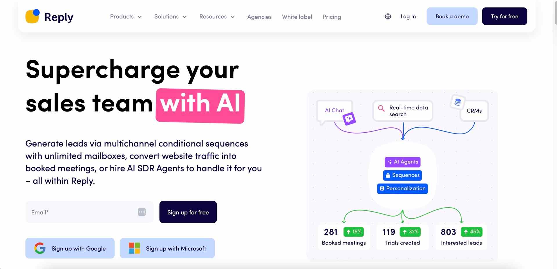 Businesses choose Reply.io as the best cold email software for growth-focused sales teams.