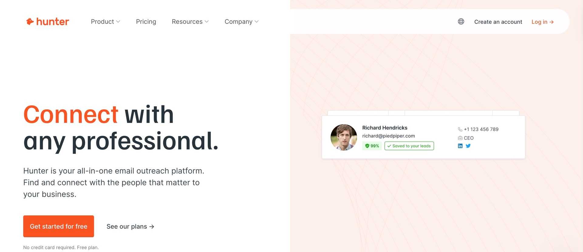 Hunter trusted by marketers as the best cold email software for scaling lead generation.