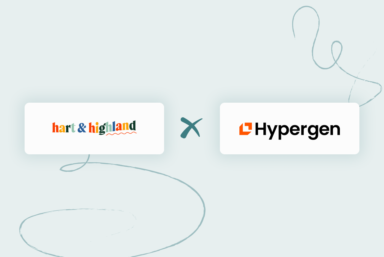 Decorative image displaying the logos of Hart & Highland and Hypergen.