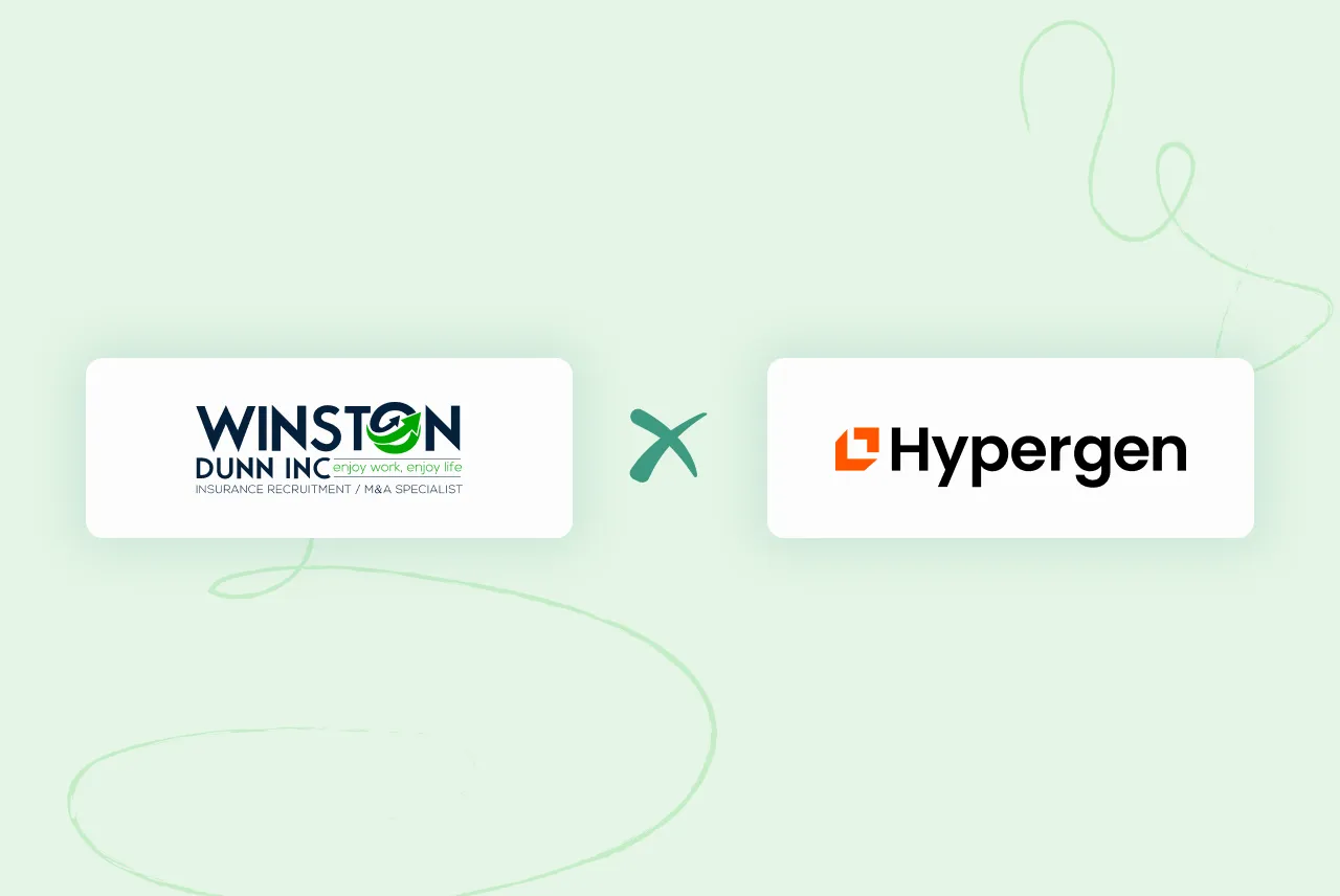 Decorative image displaying the logos of Winston Dunn and Hypergen.