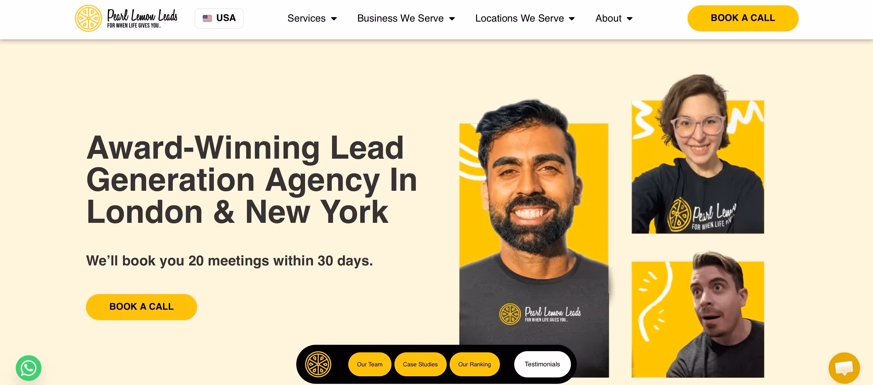 pearl lemon leads homepage