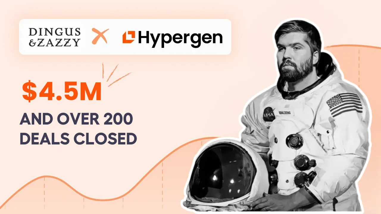 How Dingus and Zazzy generated $4.5M from Cold Outreach | Hypergen Client Testimonial