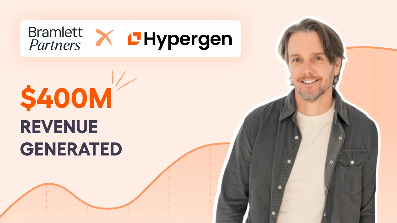How Bramlett Generated $400M from Cold Outreach | Hypergen Client Testimonial