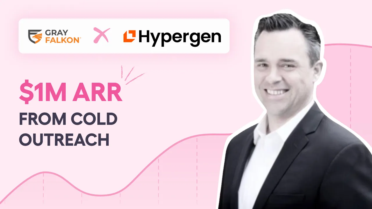 How Gray Falkon closed $1M from Cold Outreach | Hypergen Client Testimonial