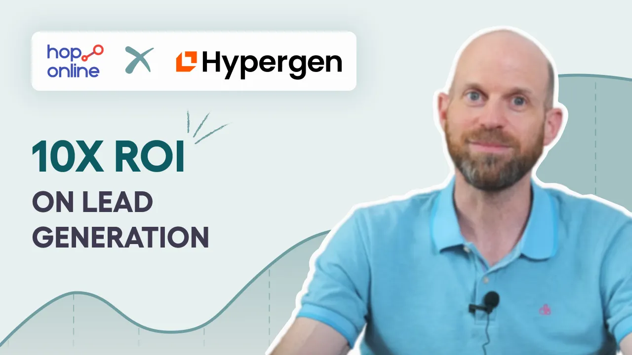 How Hop Online Got 10X ROI from Cold Email _ Hypergen Client Testimonial-fk99modtxq