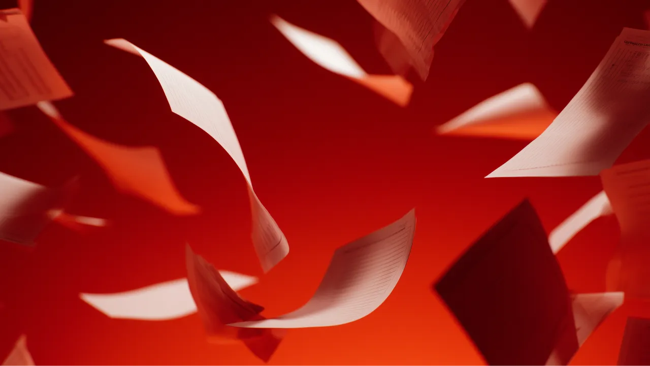 Large invoice volume flying around the room