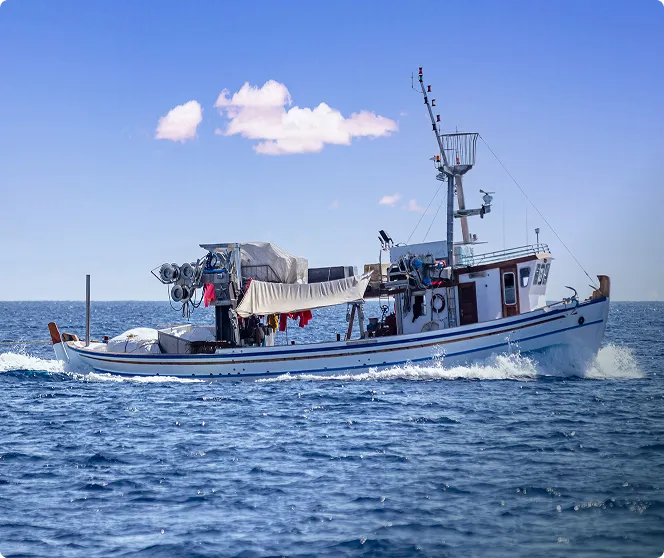 Large vessel in the water