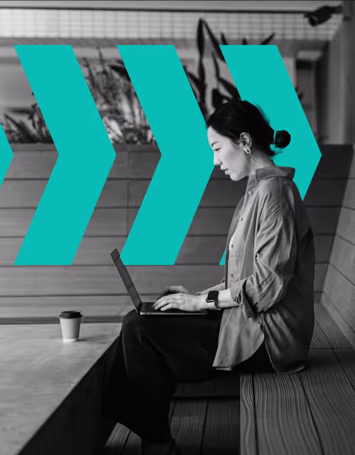 someone working on a laptop