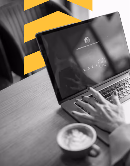 someone working on a laptop