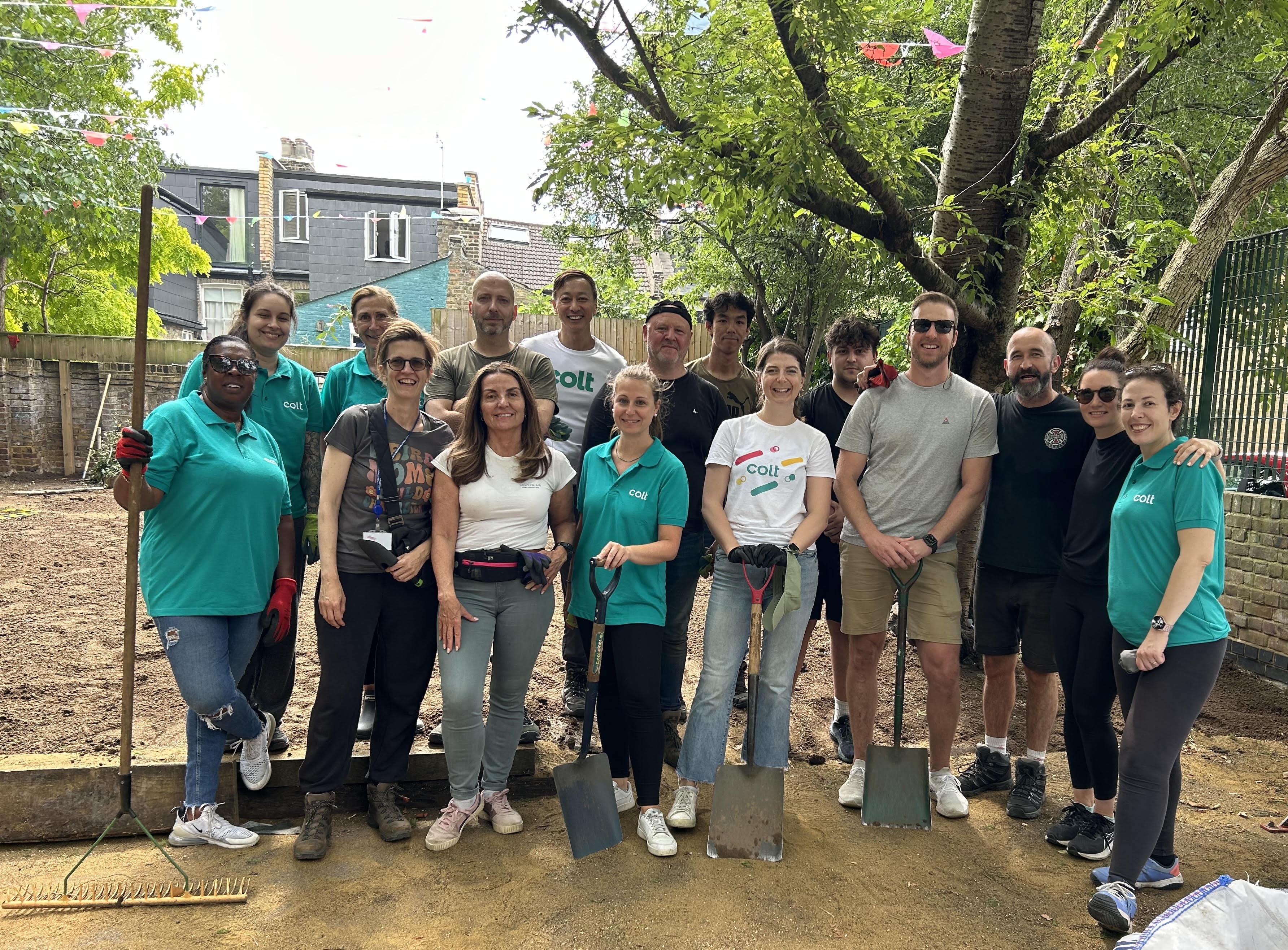 Colties during some outdoor CSR activities