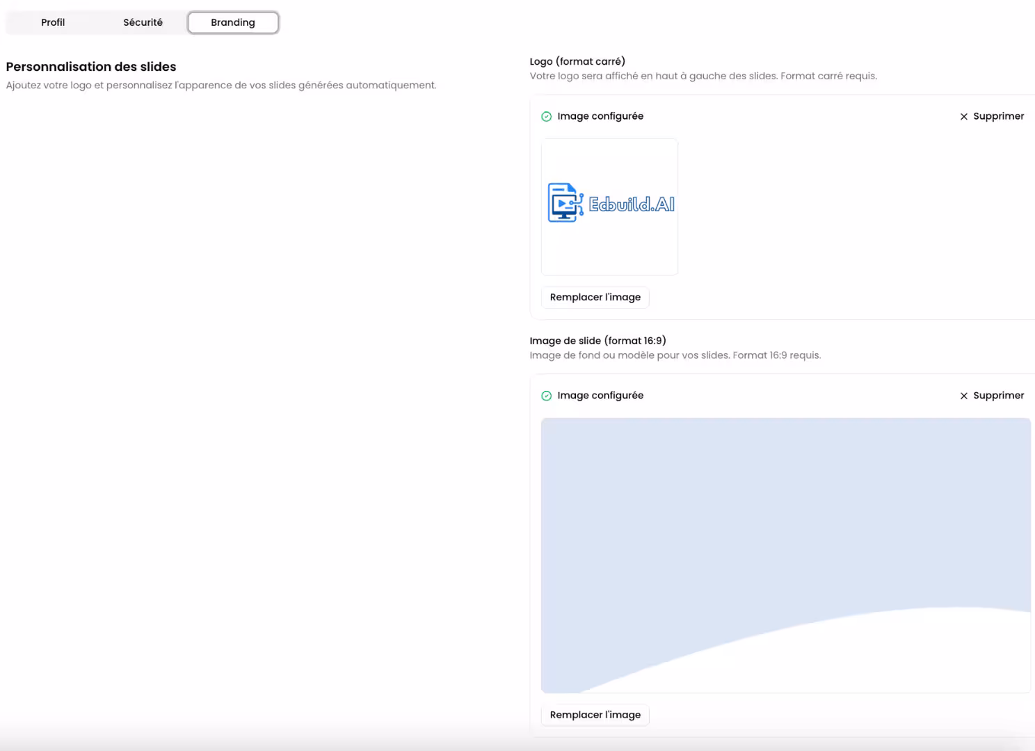 2e personnalisation EdBuild