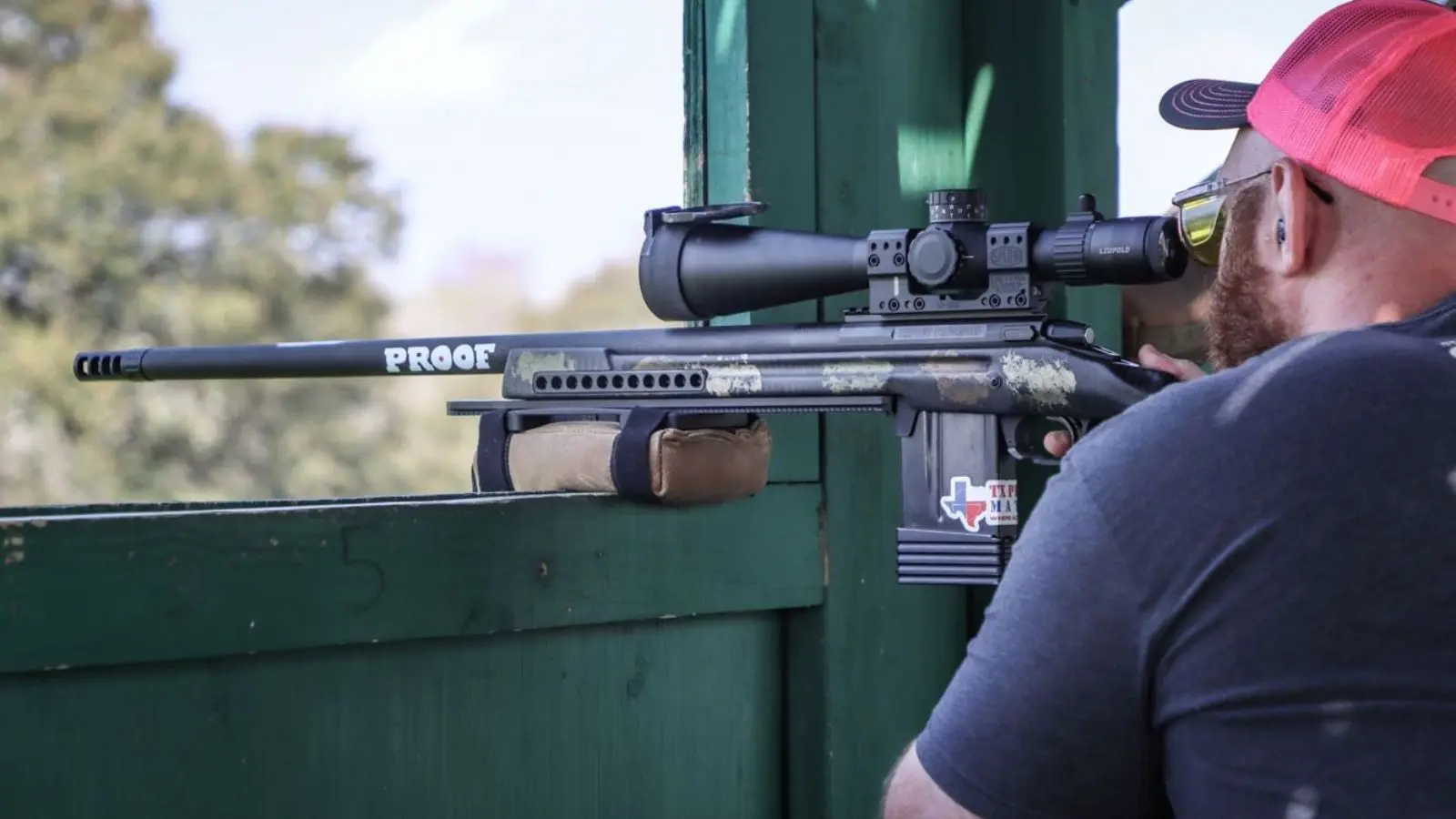 Proof Research precision rifle with carbon fiber barrel