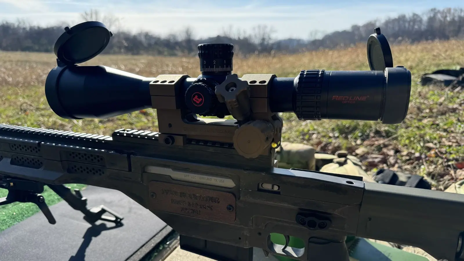 Red-Line Optics precision riflescope for long-range shooting