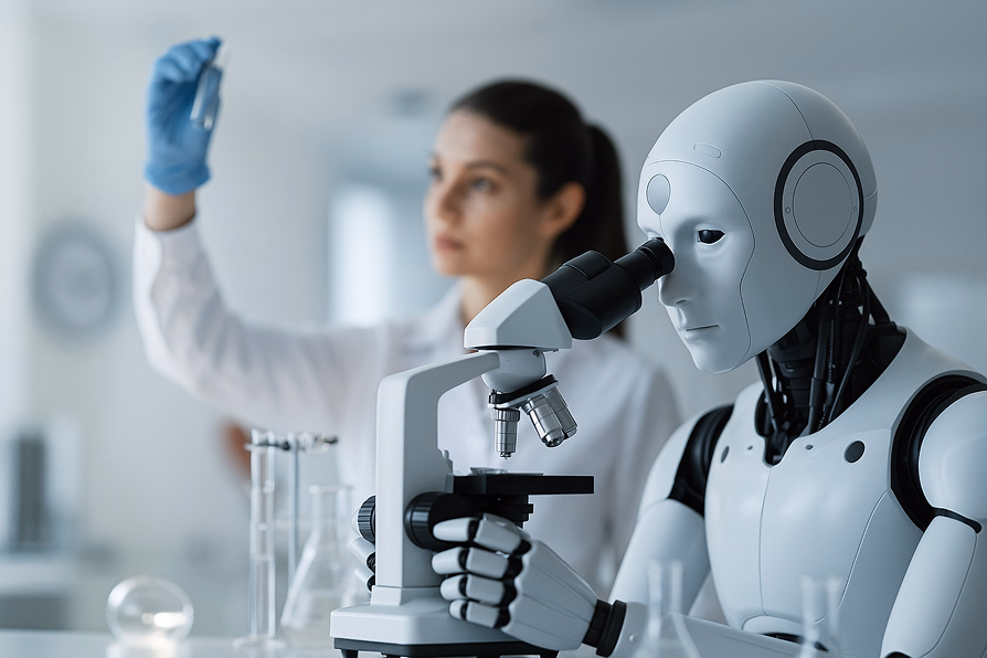 Medical assistance robots monitoring elderly patient health